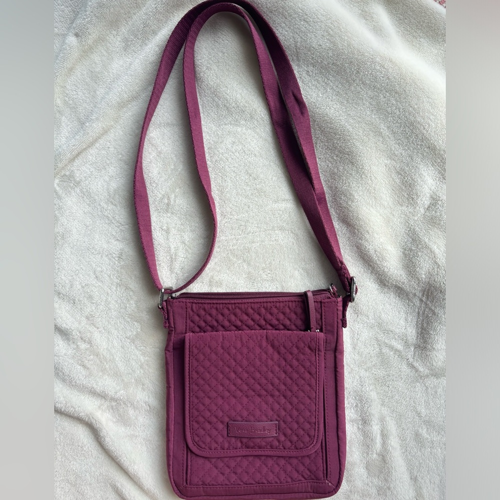 Vera Bradley iconic crossbody plum